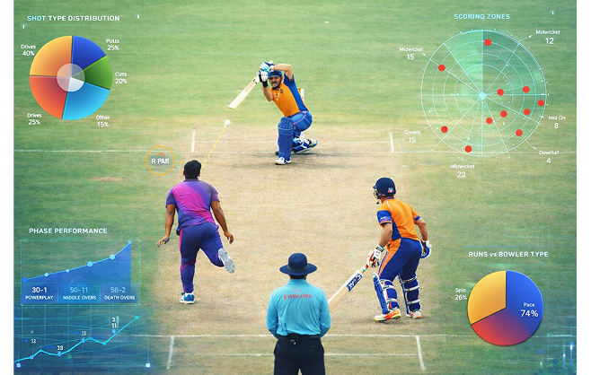 Cricket Players Grid