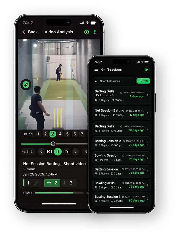 TMS video analysis and sessions interface